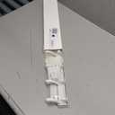 KitchLife Long Over The Door Hooks Hanger with 15.75" Extended Arms, Fits 1 3/8" Doors, F40U, 6 Double-Hanger Design Thickened Heavy Duty Bathroom Towel Rack Organization, Glossy White, 1 Pack