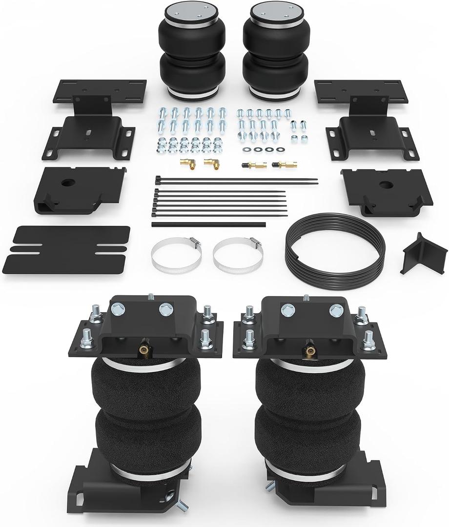 DEEAGLE 57365 Air Bags Suspension Kit for 2009 2010 Dodge Ram 1500, 2011-2018 Ram1500, 2019-2024 Ram 1500 Classic, 5000Lbs of Load Leveling Capacity, Rear Helper Airbags for Trucks