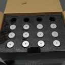 Single Dose Coffee Bean Storage Tubes Espresso Bean Cellar 12pcs One-Way Exhaust Valve Lids Glass Dosing Vials With Walnut Stand & Stainless Steel Funnel