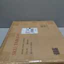 End Table, Industrial Side Table with 2-Tire Storage Shelf, 180LBS Mini Fridge Stand with Adjustable Feet, 18"x18" Wood Night Stand Small Bedside Table with Sturdy Metal Frame for Living Room Bedroom (Rustic Brown)