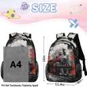 Kids Backpack for Girls - 16" Locomotive Train School Backpack Lightweight Waterproof Elementary Schoolbag Kindergarten Book Bag Travel Daypack for Students