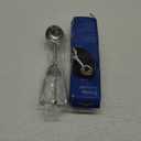 SLDAOVAL Disher, 1-1/2 oz., 1-13/16" x 2-1/2", Oval Bowl, ambidextrous Twin Grip Handle, Spring Release, 18/8 Stainless Steel