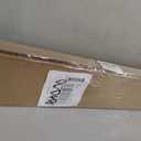 No Drill Cordless Vinyl Mini Blinds,White,29.5" W x 72" H