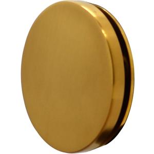 Westbrass D980R-18 Floating No-Hole Bath Waste Overflow Faceplate and Adaptor, Brushed Bronze