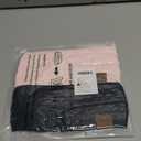 Loritta 2 Pack Headbands for Women Winter Warm Cable Knit Ear Warmer Thick Head Wrap Fuzzy Fleece Lined Gifts (Ad Solid Color- 2 Pack(Black+Pink))