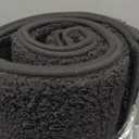 Smiry Dog Door Mat for Muddy Paws, Absorbs Moisture and Dirt, Low-Profile Entryway Mat with Non-Slip Backing, Entry Indoor Outdoor Doormat for Inside Floor (40x32 Inches, Dark Grey, Paw)