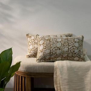Decorative Throw Pillow Covers , 12" x 20" (Pack of 2)