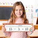 3 x 26 Pack Number Line Dry Erase Boards Cards (Boho Groovy)