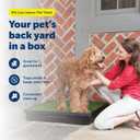 PetSafe Pet Loo Portable Dog Potty,Toilet Alternative for Puppy Pads, Perfect for House Training, Easy-to-Clean Grass Mat, Large