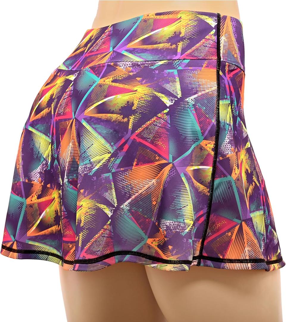 Women's Tennis Golf Skirts Skorts High Waisted Athletic with Shorts Pockets for Workout Casual Running (S)