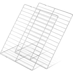 Upgraded WB48X20249 Oven Rack Cooktop Replacement Parts for GE Oven Stove Rack 23.7’’ x 16’’ 304 Stainless Steel GE Hotpoint Gas Range Gliding Wire Rack JGB700SEJ1SS JGB720DEJ1BB Metal Rack-Flat 2 Pcs