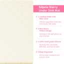 Sdpeia Under Sink Mat for [31" x 22"] Cabinet, Upgraded Silicone Waterproof Mat Kitchen Cabinet Liner Cabinet Protector Kitchen Organizers and Storage (Cream)