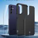 FNTCASE for Galaxy A15-5G Phone Case - Samsung A15 5G Military Grade Drop Protection, 14ft Drop Tested, Screen Protector Included, Anti-Slip Matte Textured, TPU+PC Dual Layer Shockproof Cover (Black)