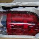 OKLPF Rear Brake Tail Light Compatible With 2007-2014 GMC Sierra 1500 2500HD 3500HD Replace 25958484 25958485,Replace Red Taillight Assembly,Driver and Passenger Side,Included Bulbs and Harness (Black), 1 Pair