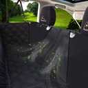 Meadowlark Dog Car Seat Cover with Mesh Window, Heavy-Duty Pet Seat Cover for Back Seat, Extra Padded Non-Slip Dog Hammock, Water-Resistant Back Seat Protector for Cars Trucks and SUVs (54" W x 58" L)