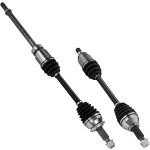 Front Left&Right CV Axle Shaft Set Fit for Nissan Pathfinder 2013-2015, for Infiniti QX60 2014 2015, for JX35 2013, V6 3.5L Engine, (For FWD Only), Replace for 66-6439 66-6446, 2 pcs CV Joint Shaft