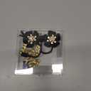 Straw Covers for Stanley Cup Accessories: Black Decorations for Stanley 30 oz & 40 oz Tumbler with Handle, Bling Letter Charms and Flower Silicone Straw Cap Topper, Trendy Stuff for Teen Girls & Women