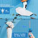 Cordless Handheld Pool SPA & Hot Tub Vacuum - 26.5GPM Suction, 98.82",1H Runtime, Directional-Control, Rechargeable Pool Cleaner for Above Ground & Inground Pool - White