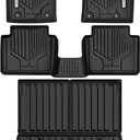 YITAMOTOR Floor Mats Fit for Mazda CX-50 2023-2025Not for Hybrid, All-Weather TPE 1st, 2nd Row, and Trunk Mats - Black
