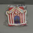 Kolldenn 12 Pcs Circus Party Favor Bags Carnival Gift Treat Bags Circus Theme Goodie Candy Totes with Handles for Carnival Themed Birthday Party Supplies