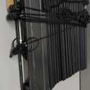 2" Slats Wood Blinds for Indoor Windows: Solid Wooden Blackout Blinds & Shades,Black Out Privacy Horizontal Blinds for Home Bedroom Bathroom Living Room Windows and Doors 30.5" WX64 H Black