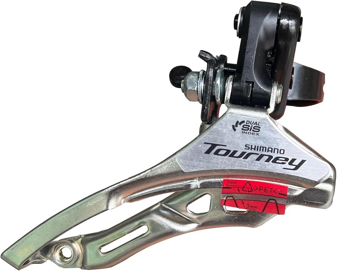 Bicycle Front Derailleur FD-TY300 3x6/7 Speed Tourney Up/Down Swing 31.8mm 34.9mm for Mountain Road Bike