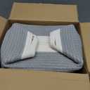 5 Pack Decorative Small Storage Baskets for Shelves, Cotton Rope Woven Basket for Organizing Bathroom, Nursery, Closet, Cabinet, Toys & Socks, Gift Baskets Empty, 11.8"x7.9"x4.7", Gray/White