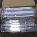 Delamu 2-Tier Multi-Purpose Bathroom Under Sink Organizers and Storage, Stackable Kitchen Pantry Organization, Pull Out Medicine Cabinet Organizer with Movable Dividers, White, 2 Pack