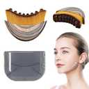 Only Romee Lymphatic Contour Face Brush - Ultra-Soft Facial Dry Brush for Lymphatic Drainage & Jawline Sculpting, Gentle Face Massager Tool for Puffiness Reduction, Skin & Glowing Complexion, One Pcs