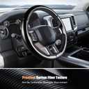 Aimato Customized Steering Wheel Cover for Dodge RAM 1500 2012-2018,RAM 1500 Classic 2019-2023,RAM 2500/3500/4500/5500 2012-2018 Thin,Anti-Slip,Scratch-Resistant Exclusive Car Accessory for RAM