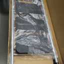 3 Step Ladder, Folding Step Stool with Tool Platform, Wide Anti-Slip Pedal and Anti-Slip Feet, Sturdiest Steel Construction, 600lbs Capacity Steel Ladder for Home Office, Grey (Gray)