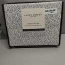 Laura Ashley - Twin XL Sheets, Cotton Percale Bedding Set, Lightweight & Breathable Home Decor, Dorm Room Essentials (Emogene Purple, Twin XL)