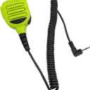 1 Pin 2.5mm Shoulder Mic Ptt Microphone Lapel Mic for Motorola Talkabout Radio Extreme t475 t470 Series t600 t605 t800 472 Walkie Talkies (IP65 Waterproof) (Green)