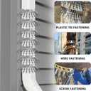 Bird Squirrel Spikes and Squirrel Proof Baffle,for Bird Feeders and Pole, Outside Fence,Wall,Tree,Drainpipes,Deterrent Effective Against Pigeons, Raccoons,Mice and Cats,40 inches