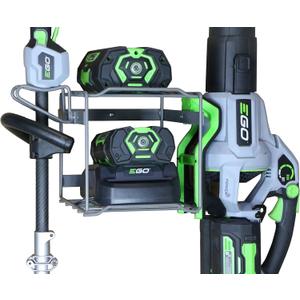 C2M Lawn Power Tool Organizer Wall Mount Rack Hanger for Leaf Blower and Weed Eater - Grey