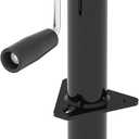 5000 lbs 15" Lift Side Wind A Frame Trailer Jack with Adjustable Drop Leg