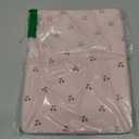 Fycyko Compatible with iPad (A16) 11th Generation 11 Inch 2025/iPad 10th Generation 10.9 Inch 2022 Case,Pink Cute Cherry Design with Pencil Holder Shockproof Flexible TPU Protective Cover
