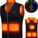 DOACE Heated Vest for Men and Women, Smart Electric Heating Vest Rechargeable, Battery Not Included (XXL)