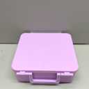 Bento Lunch Box for Kids with 8oz Soup Thermo,Kids Leakproof Lunch Food Containers with 4 Compartment,Kid Insulated Thermo Hot Food Jar for School,Travel-Purple
