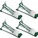 4 Pcs Outdoor Gopher Trap Easy Set Mole Trap Weather Resistant Gopher Killer Vole Killer for Lawn Garden Farm (Green)