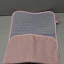 KeaBabies Portable Diaper Changing Pad, Easy Wipe Clean - Foldable Waterproof Baby Changing Mat for Diaper Bag, Compact, Lightweight, 25x13 Newborn, Infant, Baby Changer Travel Essential (Sweet Pink)