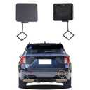 Goholy Car Rear Bumper Tow Hook Cover Compatible with Ford Explorer 2020 2021 2022 2023 74253KX LB5Z17K922AA LB5Z-17K922-AA Small Lid Towing Eye Cap Painted Gray Right Passenger Side