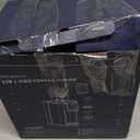 KIDISLE Hot & Iced Coffee Maker with Bold Setting, Single Serve Coffee Maker for K Cup and Grounds, 6-14 Oz Brew Sizes, 50 Oz Removable Water Tank, One Cup Coffee Machine with Reusable Filter, Black