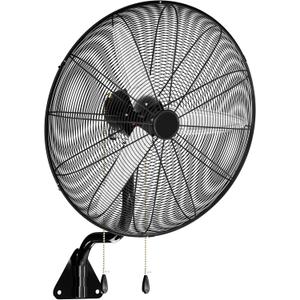 Uthfy 30 Inch High Velocity Wall Mount Fan, 11200CFM Outdoor Industrial Fan with Dual Pull Cord Control, 6 FT Cord, 3 Speeds, Heavy Duty Oscillating Fan for Indoor, Garage, Patio, Workshop Use