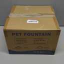Glass Cat Water Fountain 88oz/2.6L, Cat & Dog Water Fountain for Drinking, Ultra-Quiet Glass Water Fountain for Cats Indoor, Pet Water Fountain for Multi-Cat Homes, Automatic Water Dispenser for Cats