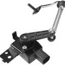 Hihaha No.8J0941273H Suspension Ride Height Level Sensor for Audi TT Base 2.0L L4 2008 / Front Left Headlight Level Sensor/Durable Metal / 1 Pcs Black