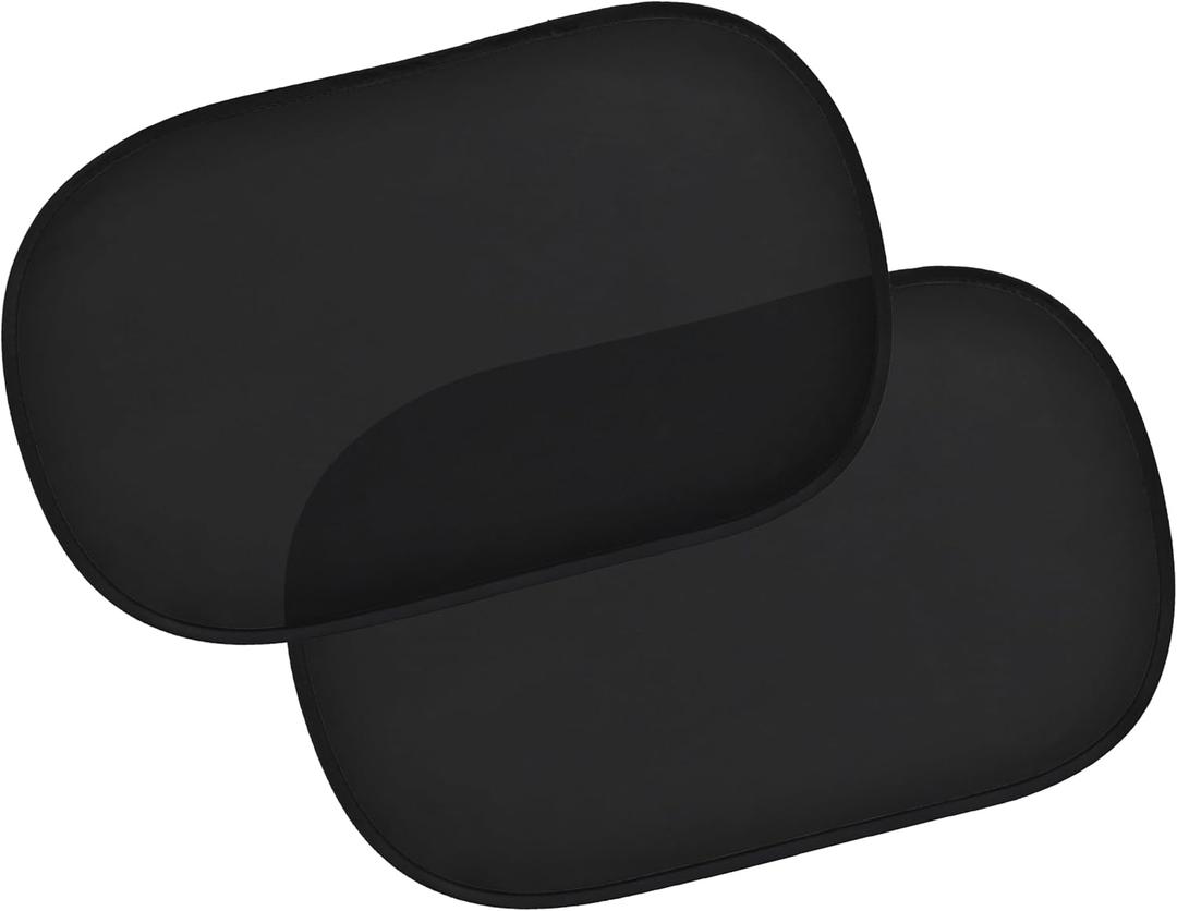 EcoNour Car Side Window Shade for Baby - 2 Pack | Car Window Shade for Sun Glare, Heat and UV Protection | Rear Side Window Sunshade for Privacy Blackout Car Accessories | Medium (20"x12")