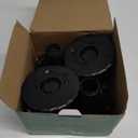 Fly Fans for Tables Rechargeable, Flies Fan to Keep Flies Away by Soft Blades, Food Fans for Camping, Picnic, Fishing, 4PCS, BlackParty Essentials Picnic Accessories for Outside