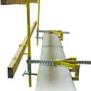 Guardian Fall Protection 15170 Parapet Clamp Guardrail System – Durable, Powder Coated Steel Clamp for Guardrails
