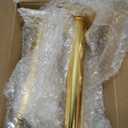 Gold Metal Furniture Legs Heavy Duty Straight Furniture Feet DIY Modern Replacement Legs for Cabinet Sofa Couch Chair-Set of 4 (Gold, 8")